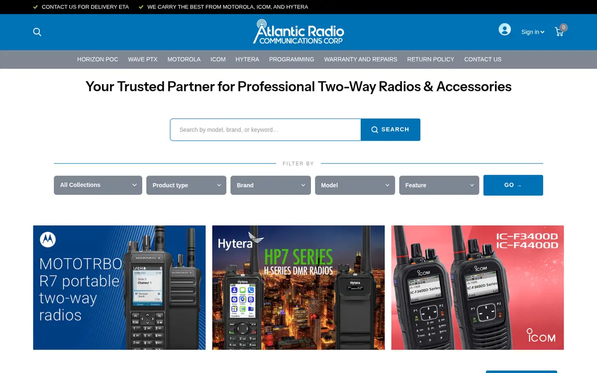 Atlantic Radio storefront