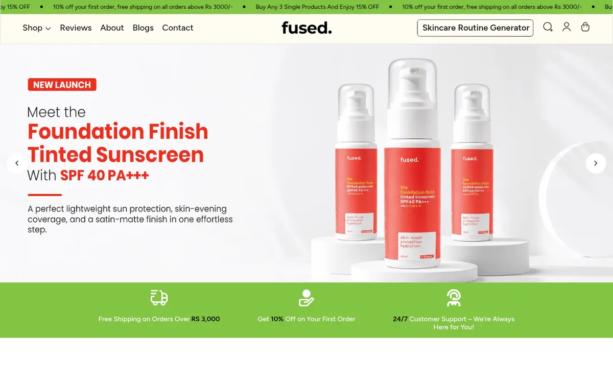 Fused storefront