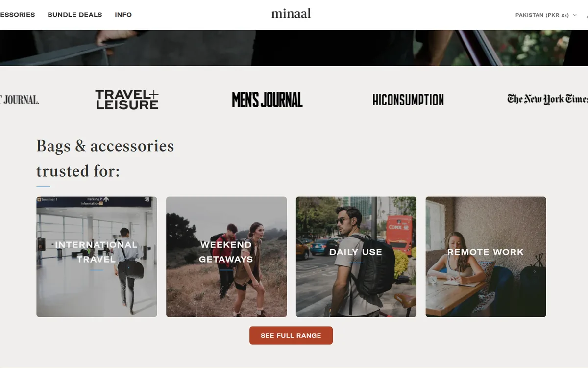 Minaal storefront