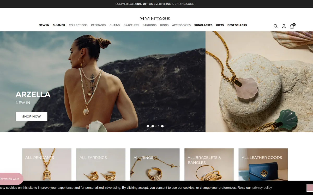 Mvintage storefront
