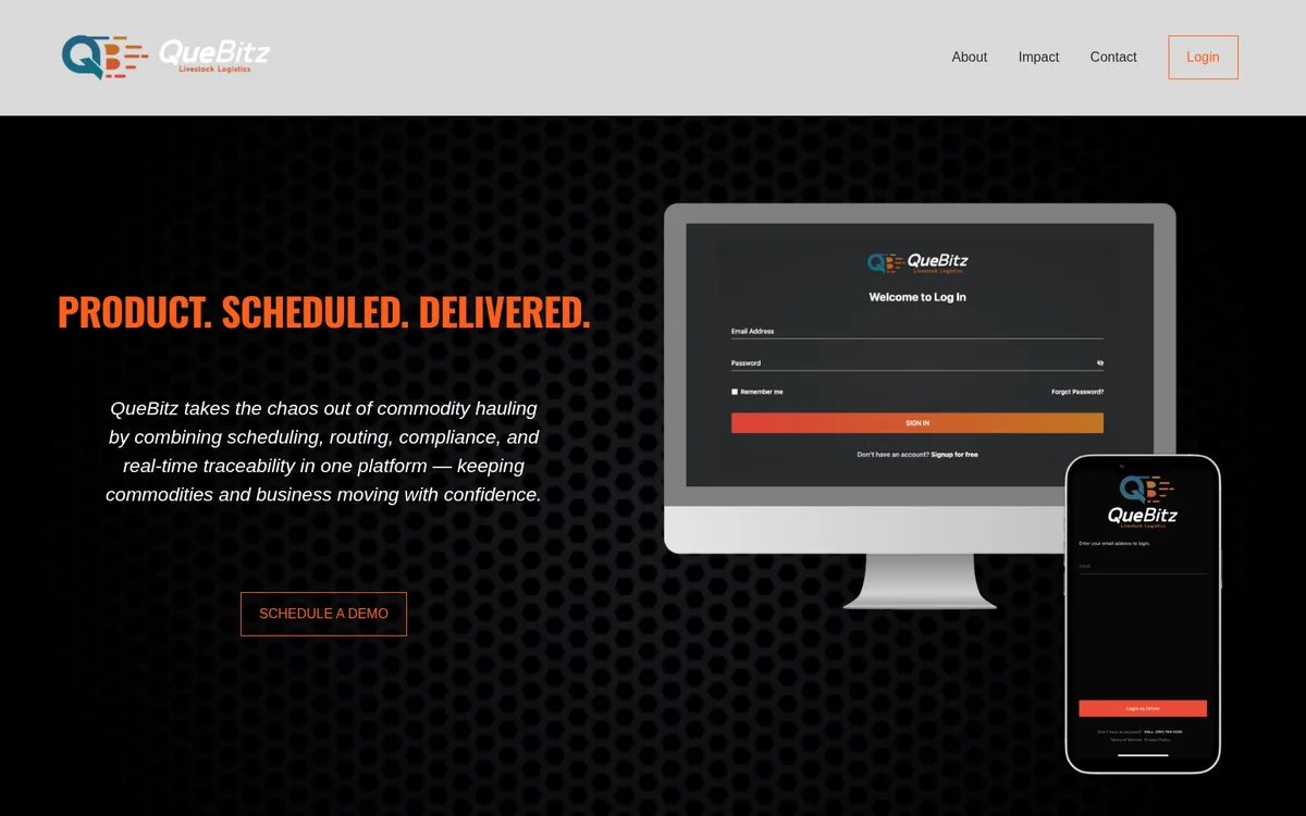 Quebitz — Web Application
